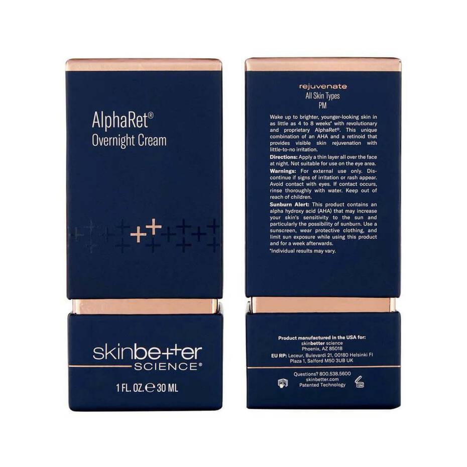 Skinbetter Science AlphaRet Overnight Cream yövoide