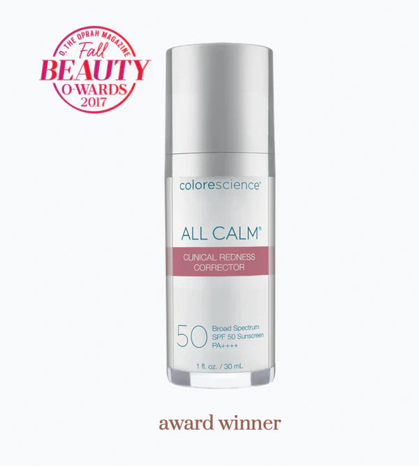 COLORESCIENCE ALL CALM® SPF 50 monikäyttöinen 3-in-1 ihonhoito- ja aurinkosuoja-tuote
