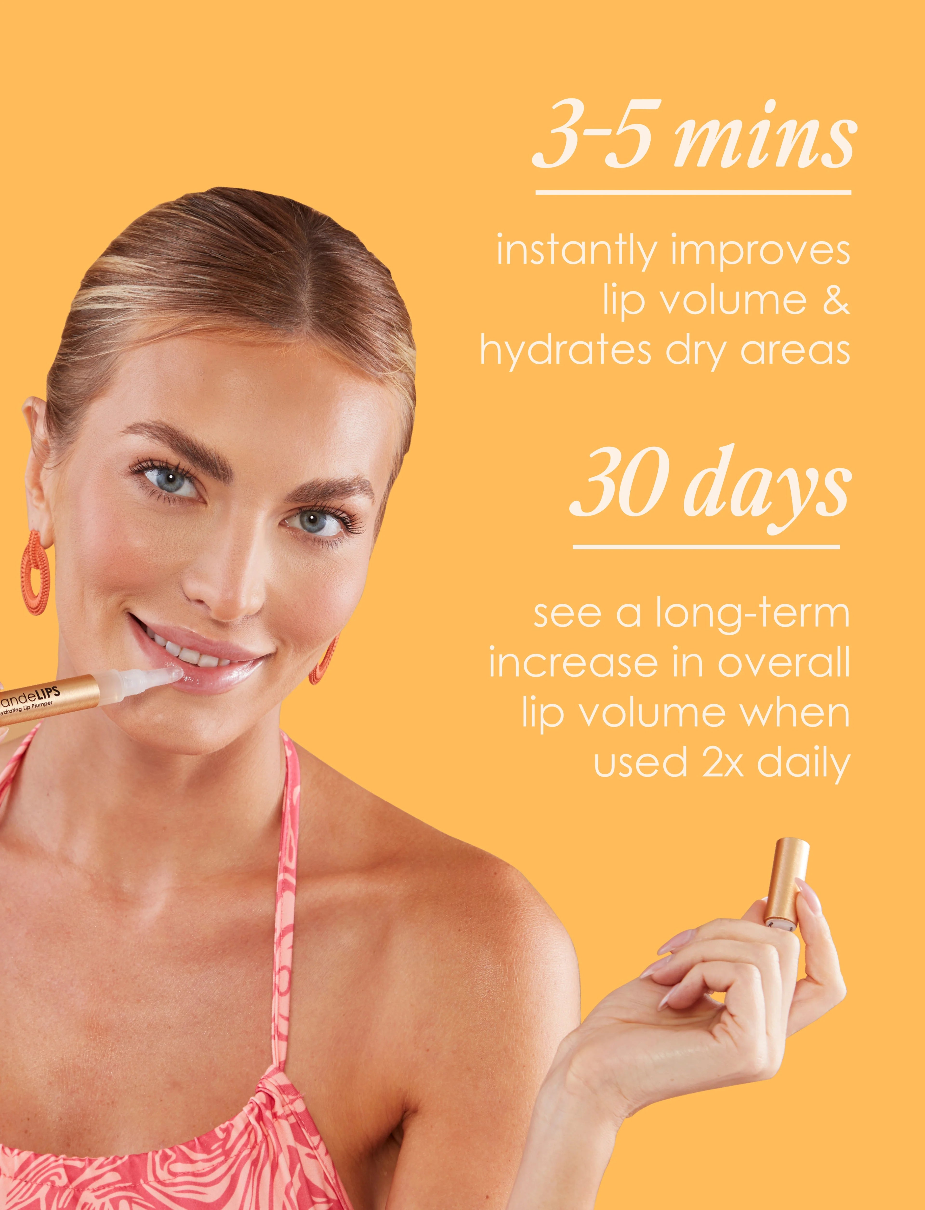 GrandeLIPS Hydrating Lip Plumper Spicy Mauve - täyteläisyyttä antava huulituote