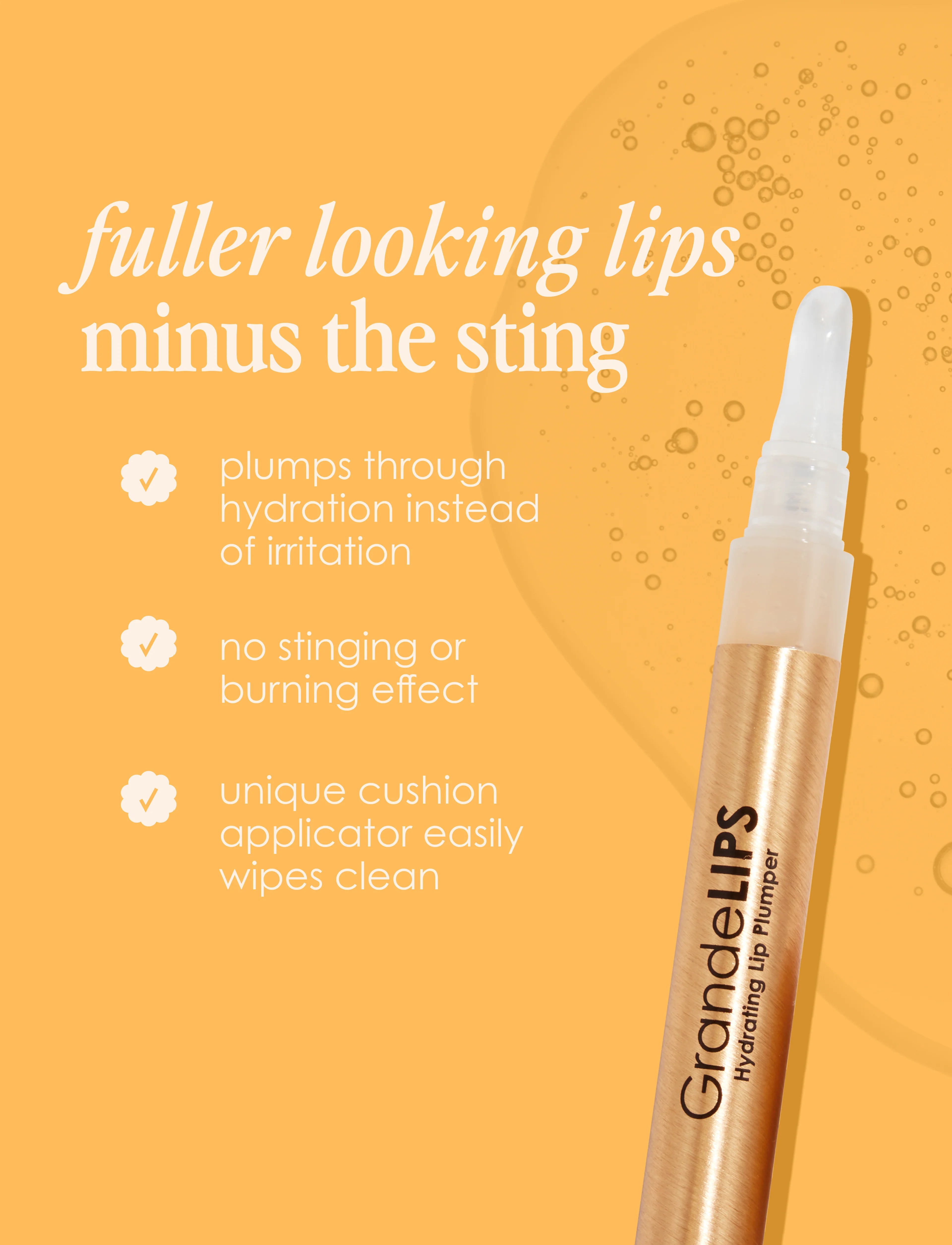 GrandeLIPS Hydrating Lip Plumper Spicy Mauve - täyteläisyyttä antava huulituote