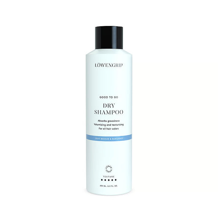 Löwen Grip dry shampoo bottle on a white background