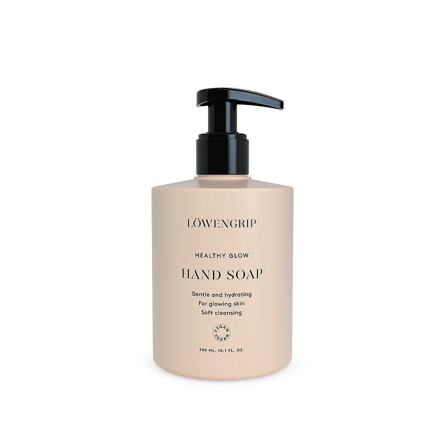 Löwengrip hand soap bottle on a white background