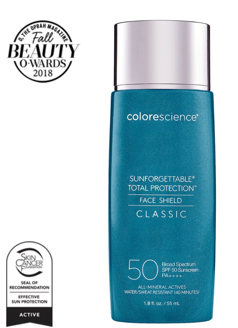 Colorescience Sunforgettable® Total Protection® Face Shield Classic SPF 50 -mukautuva aurinkosuoja