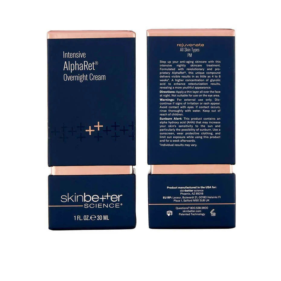 Skinbetter Science Intensive AlphaRet Overnight Cream yövoide