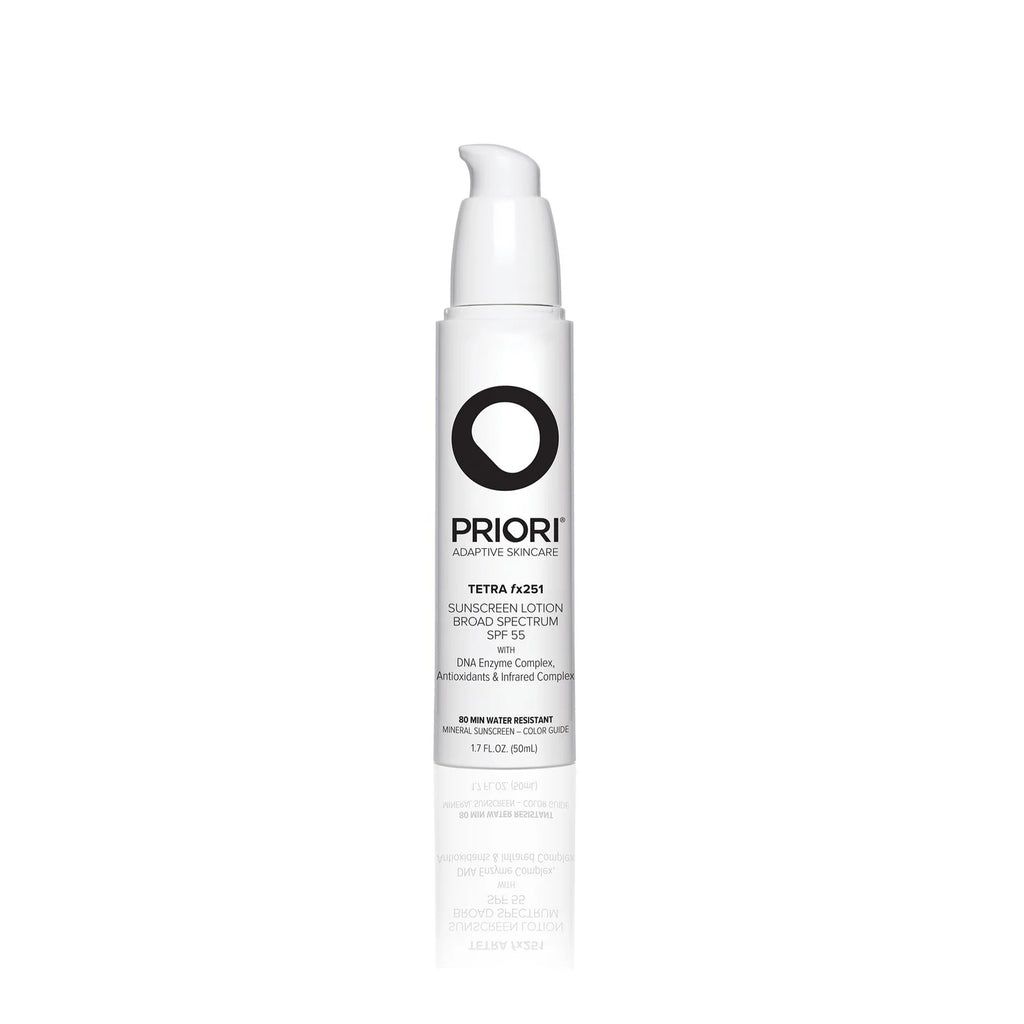 Priori TETRA Broad Spectrum SPF 55 with Universal Skin Tint