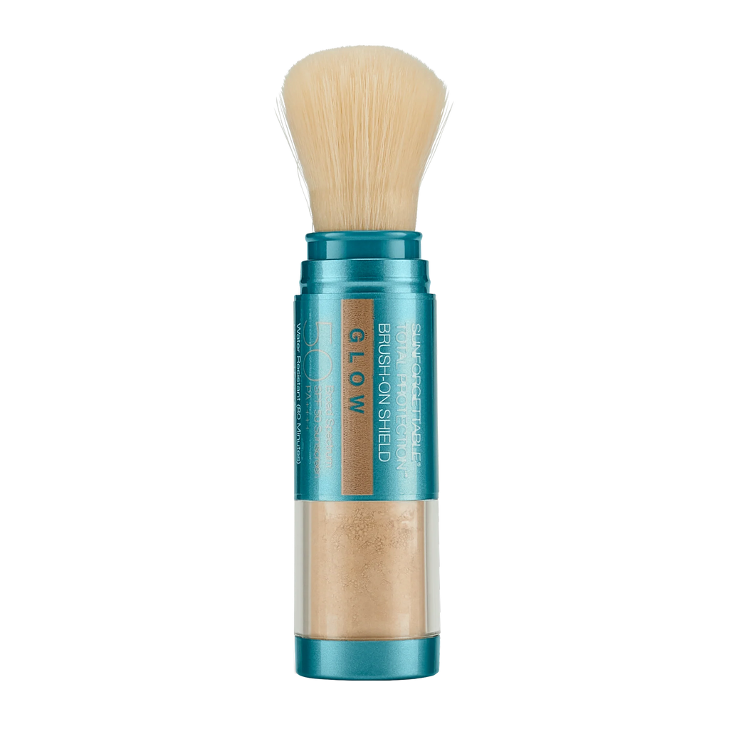COLORESCIENCE Sunforgettable® Total Protection® Brush-On Shield Glow SPF 50 aurinkosuoja puuteri