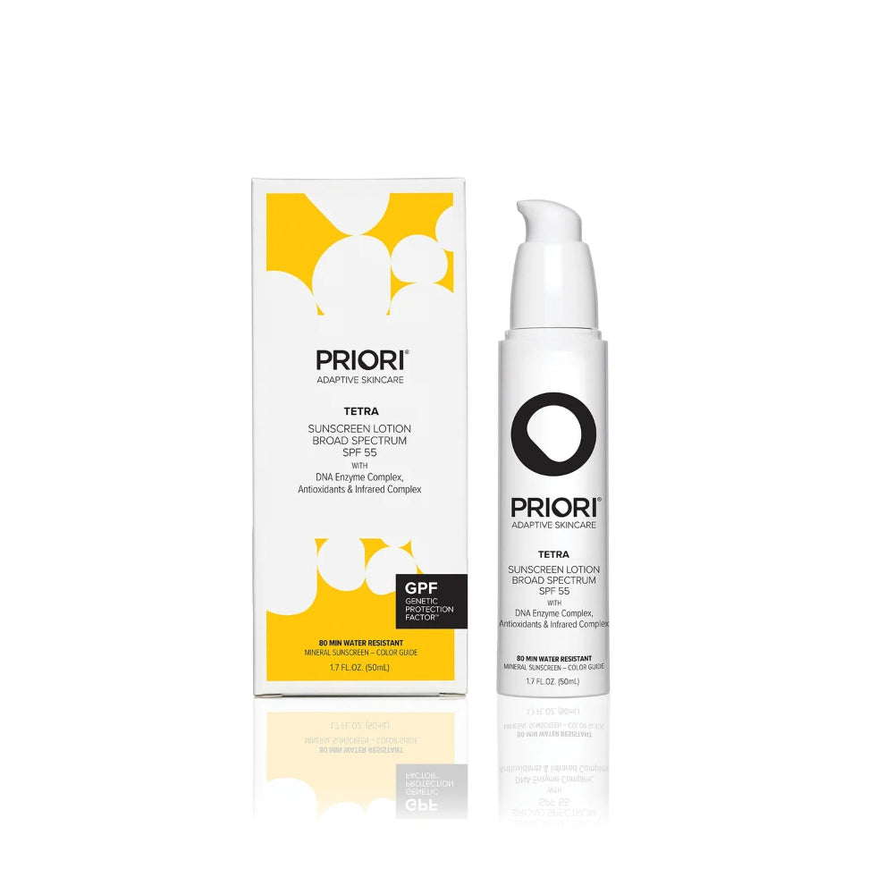 Priori TETRA Broad Spectrum SPF 55 with Universal Skin Tint