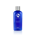Blue bottle of IS Clinical Cleansing Complex on a white background