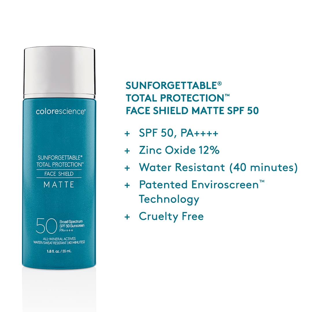 Colorescience Face Shield Matte SPF 50 päivävoide