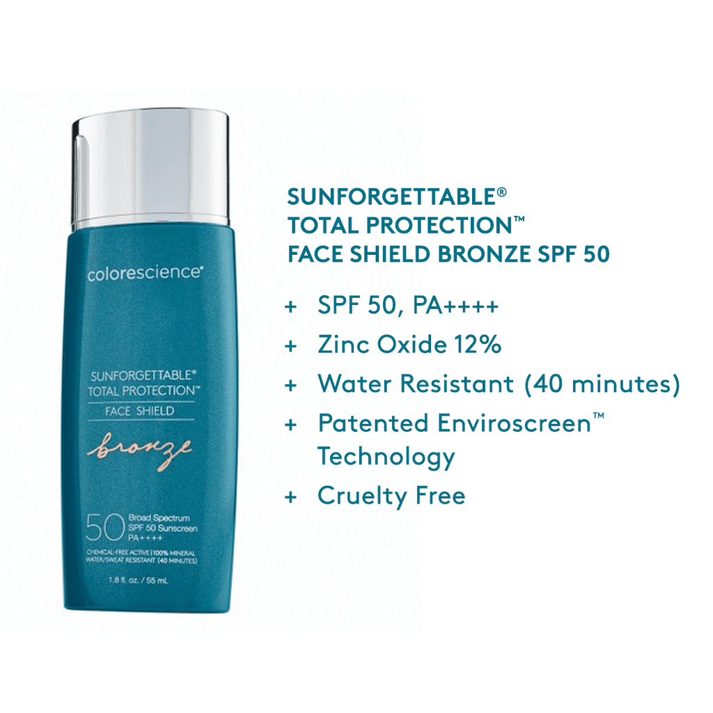 ColoreScience Sunforgettable® Total Protection® Face Shield Bronze SPF 50 aurinkosuoja