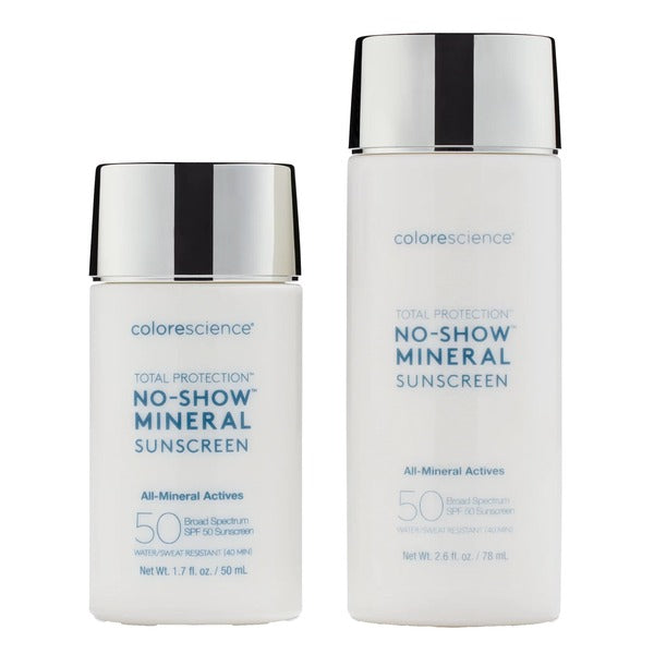 Colorescience Total Protection® No-Show™ Mineral Sunscreen SPF 50 mineraali aurinkosuoja